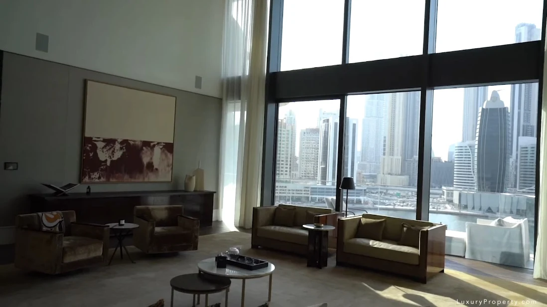 Tour Dorchester Hotel Dubai Penthouse vs. 33 Interior Design Photos