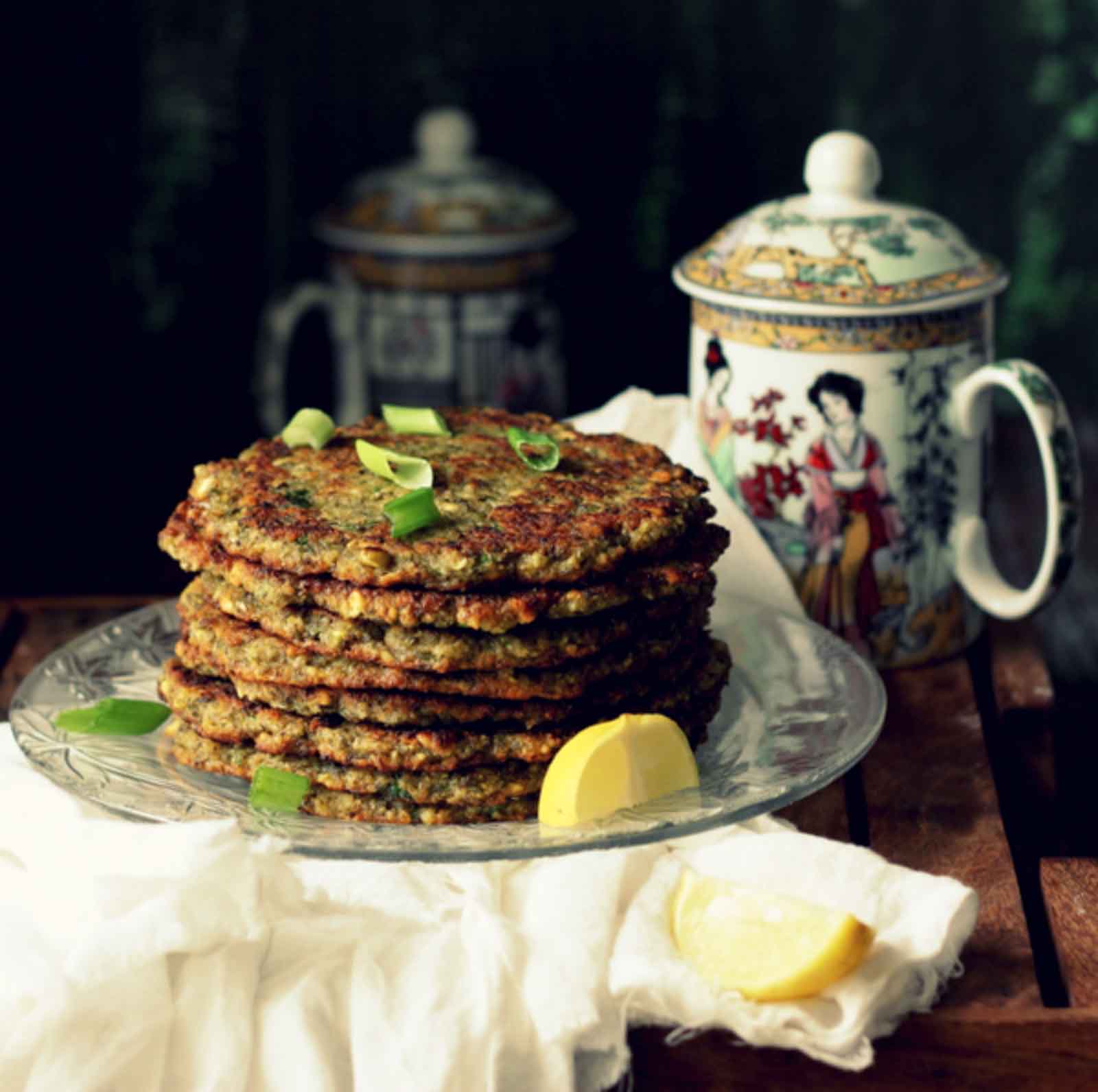 Green Moong Dal Cheela Recipe / Savory Green Mung Bean Pancakes
