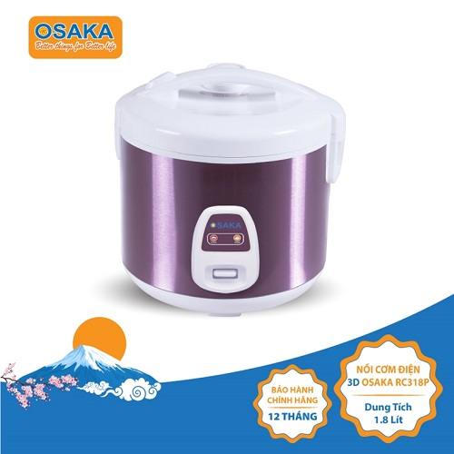 Nồi cơm điện Osaka RC318P 1.8 Lít