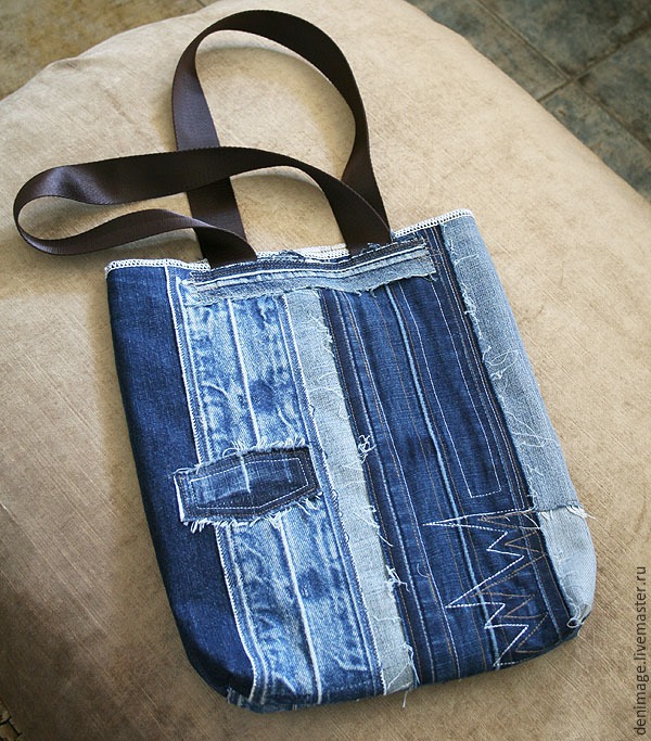 Bag from Old Jeans ~ Free-Tutorial.net