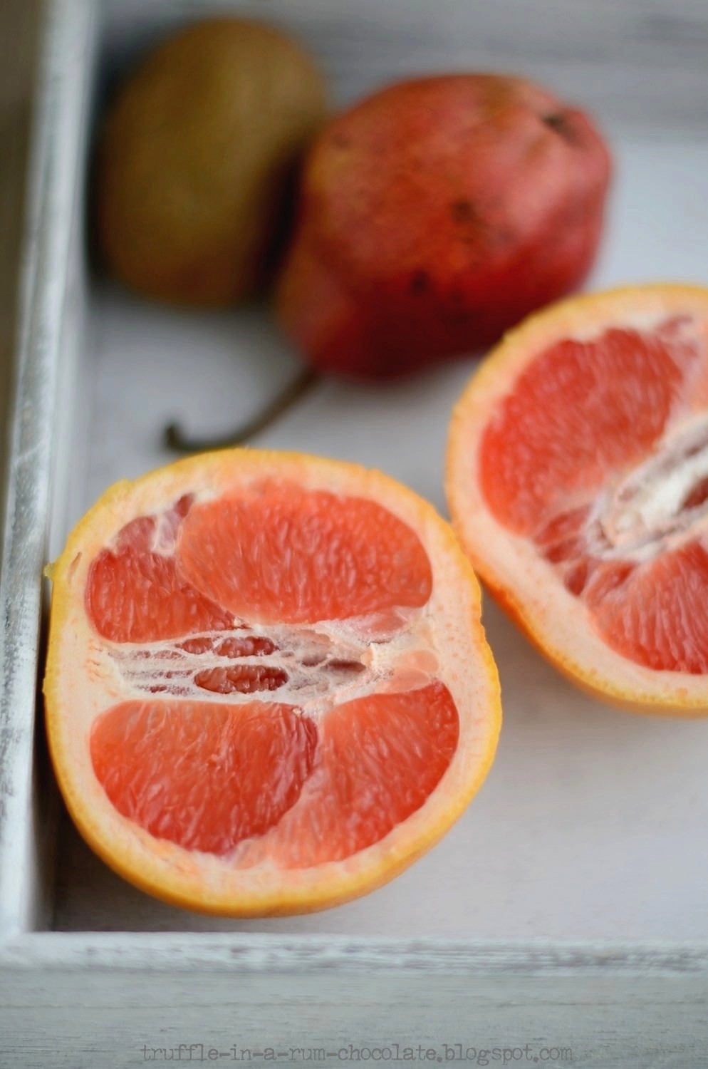 Trufla Smoothie 6. Czerwony grapefruit, siemię lniane, kiwi, słodka