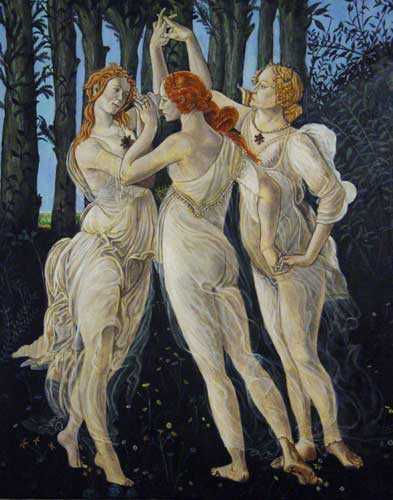 три хариты боттичелли. сандро боттичелли хариты. сандра боттичелли *три грации*. боттичелли весна грации. сандро боттичелли хариты.