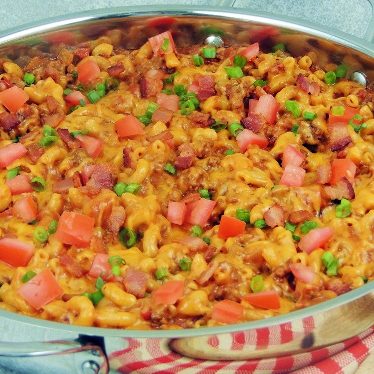 One Pot Cheeseburger Macaroni Bobbi's Kozy Kitchen