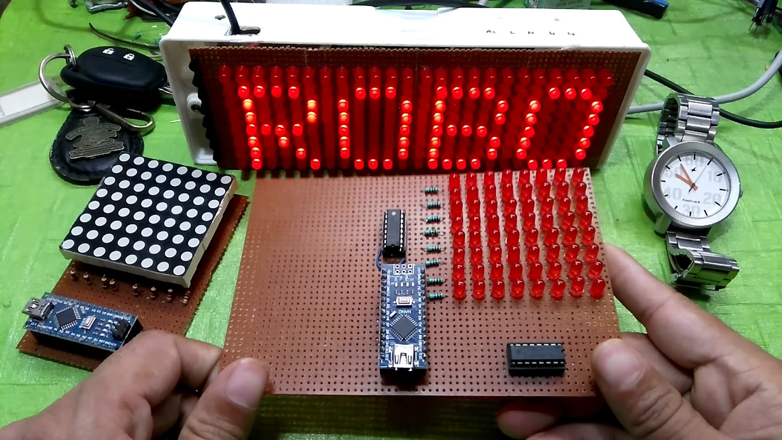 Arduino Tutorial by Manmohan Pal: HOW TO MAKE SCROLLING TEXT LED ...