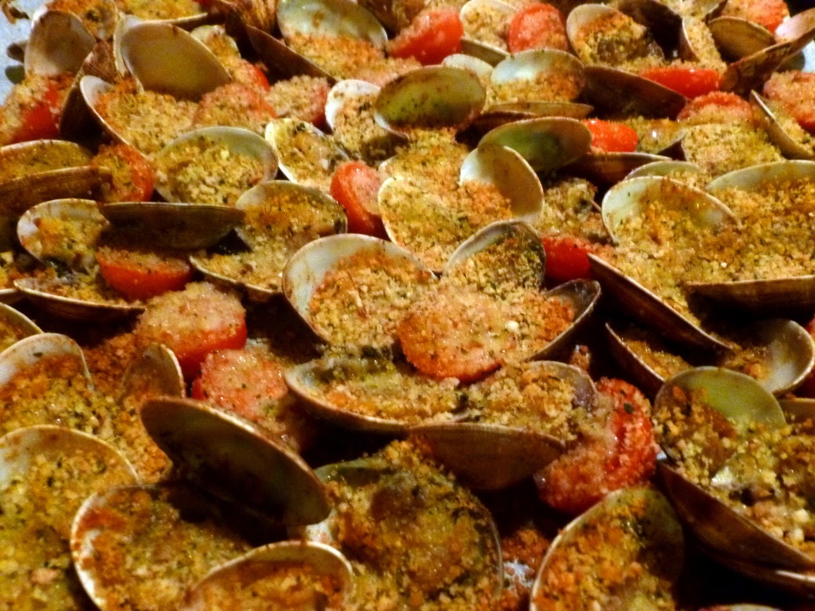 VONGOLE GRATINATE AL FORNO