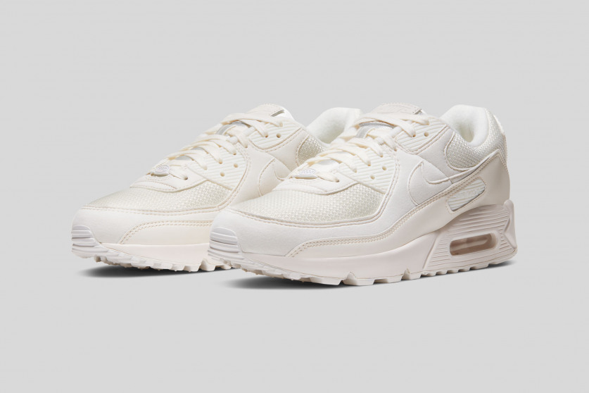 nike air max 90 cs leather and mesh sneakers