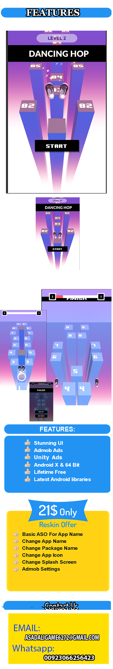 Hop Jump Unity Complete Source Code