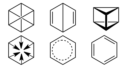 Proposed structure of benzene.