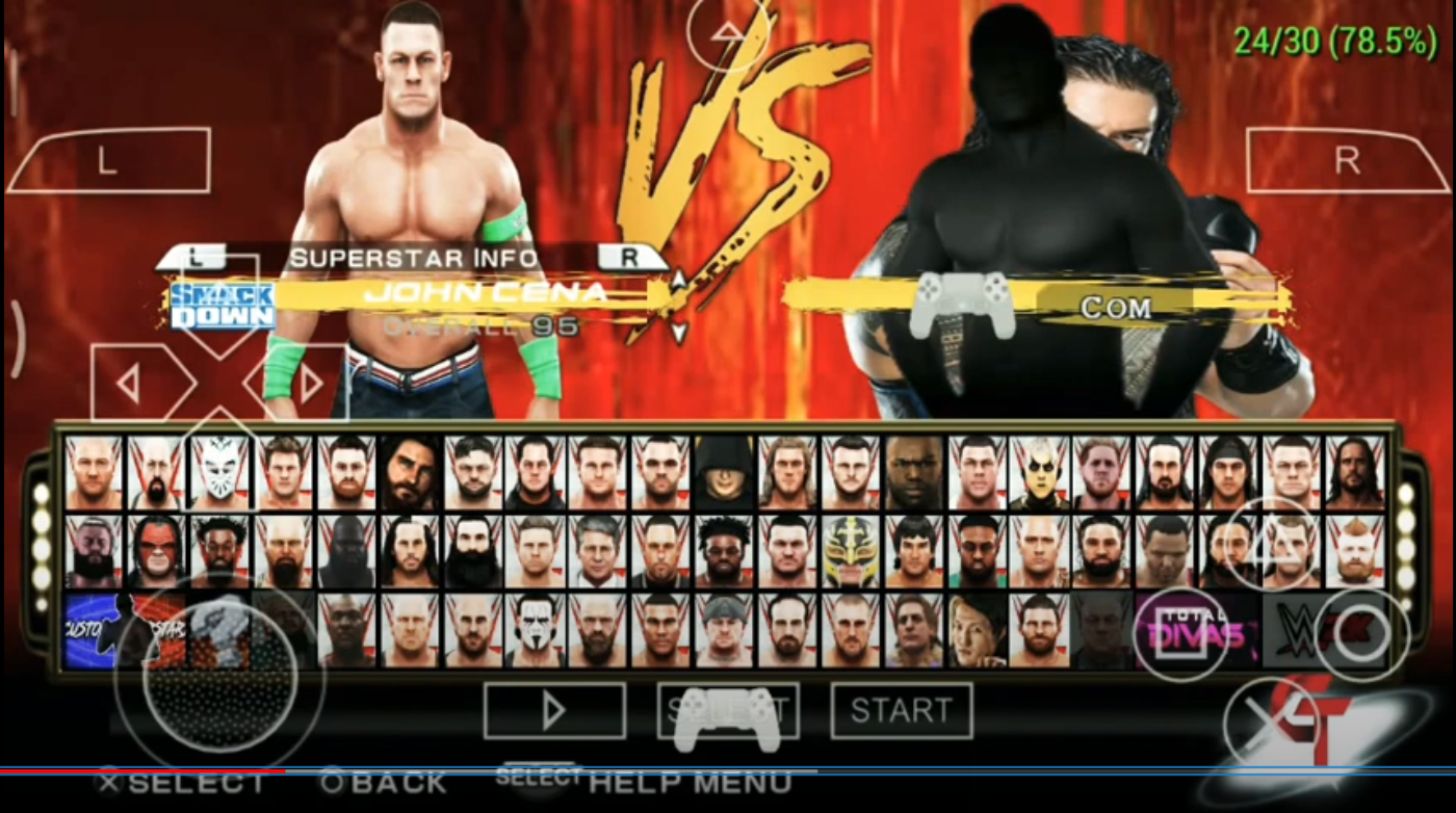 Download WWE 2K20 Lite PPSSPP 300MB Android Offline