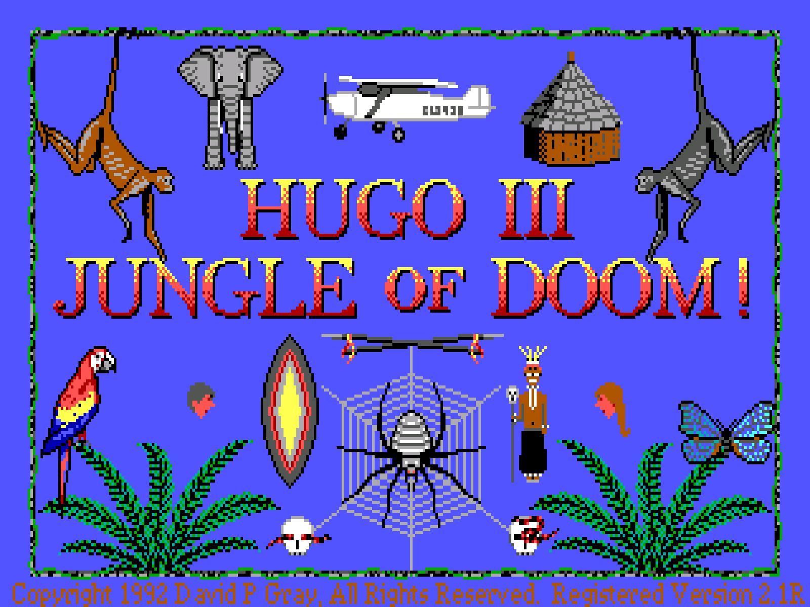 Hugo 3. Hugo Jungle. Hugo 3d: Quest for the Sunstones Bugs.