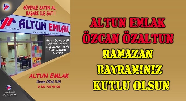 2021 Ramazan Bayramı Mesajı,Anamur Haber,