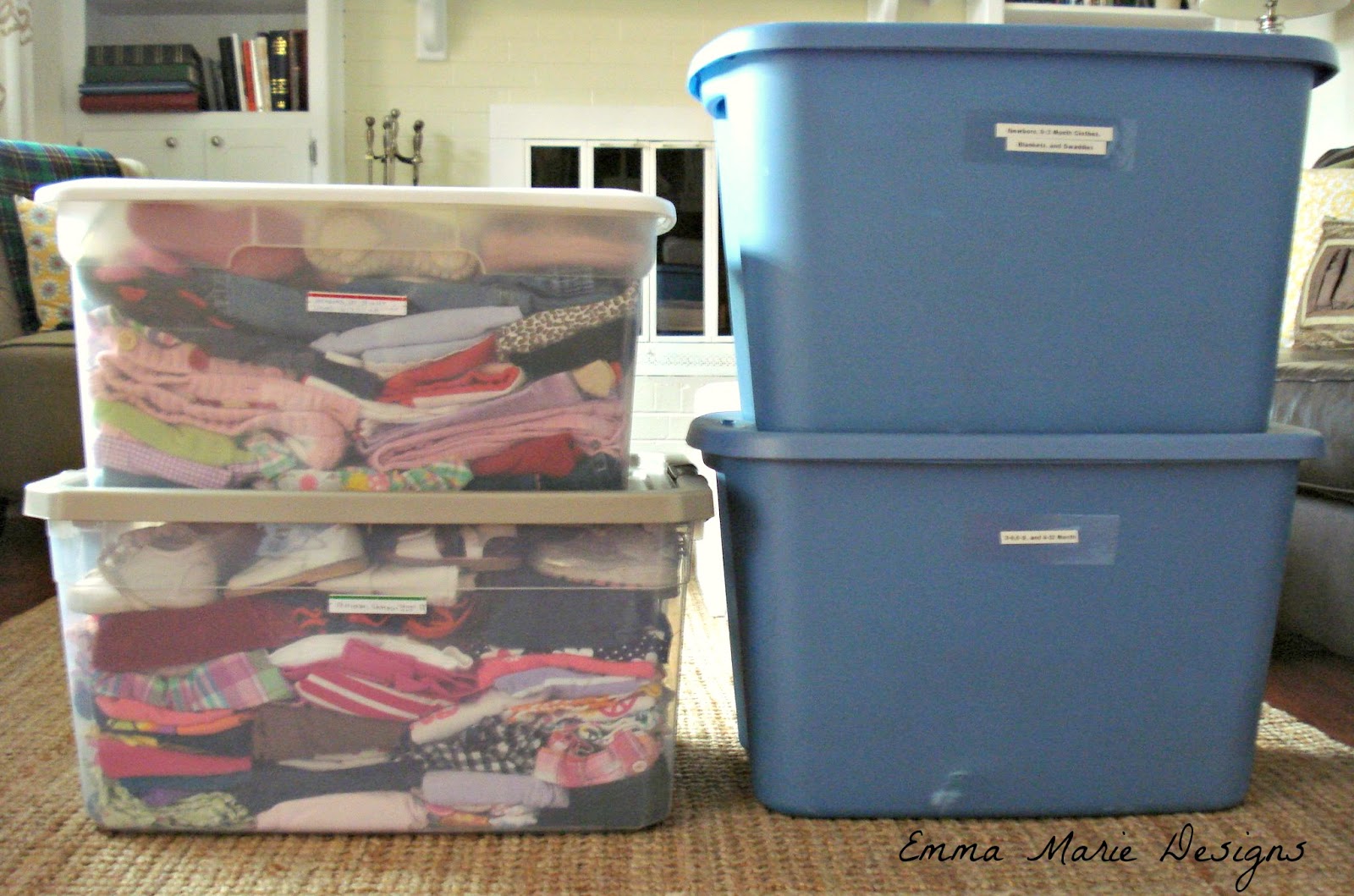 Storing Outgrown Baby Clothes Emma Marie Designs