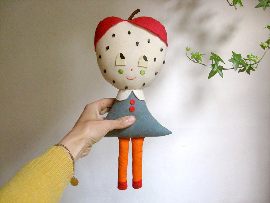 misako mimoko Shop Update! Pear and Apple Dolls