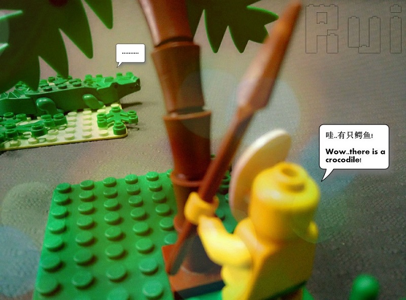 Lego Lost - He saw a crocodile