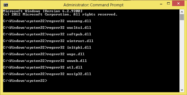 windows defender, tidak bisa update, command prompt