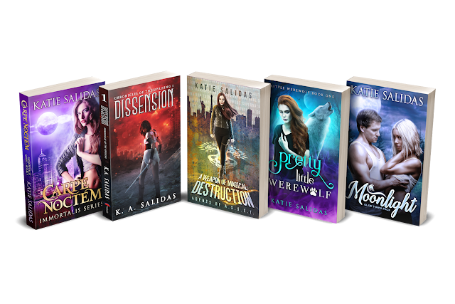 Urban Fantasy Books by Katie Salidas fantasy books for teens