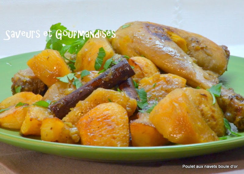 Tajine de Poulet aux Navets.