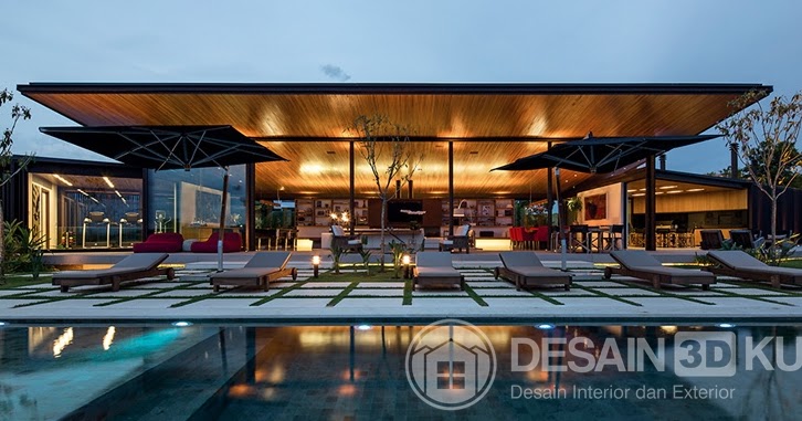 Ide Dekorasi  dan Desain Landscape Mewah  pada Rumah  