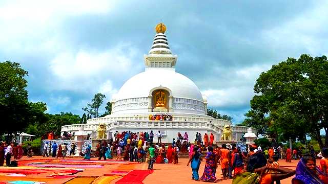 Vishwa Shanti stupa Rajgir