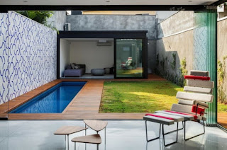 Ideias para piscinas pequenas para espaços pequenos.