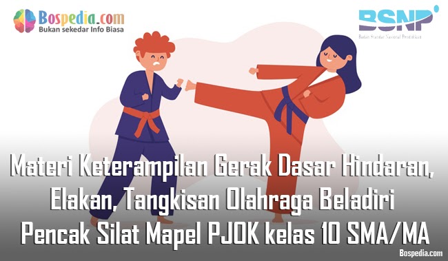 Materi Keterampilan Gerak Dasar Hindaran Elakan Tangkisan Olahraga Beladiri Pencak Silat Mapel Pjok Kelas 10 Sma Ma Bospedia
