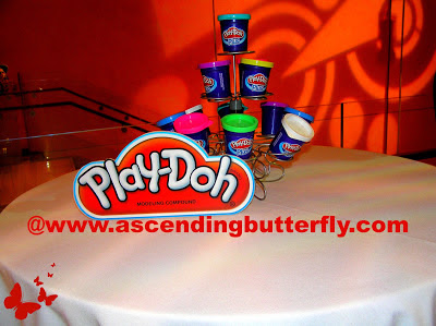 Play-Doh Table Centerpiece at Hasbro Toy Fair 2013 Event in New York City