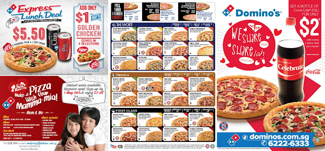 Domino's Express Lunch Deal - Singapore Food Delivery