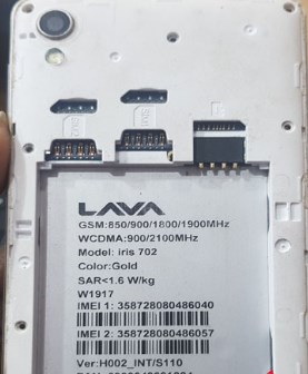 Lava iris 702 INT/S110 Flash File Without Password Free Download 