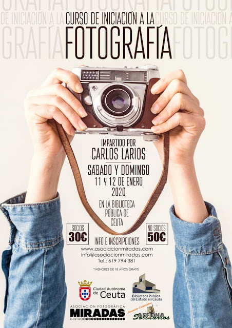Curso presencial de Iniciación a la Fotografía, en Ceuta - CONTENIDOS