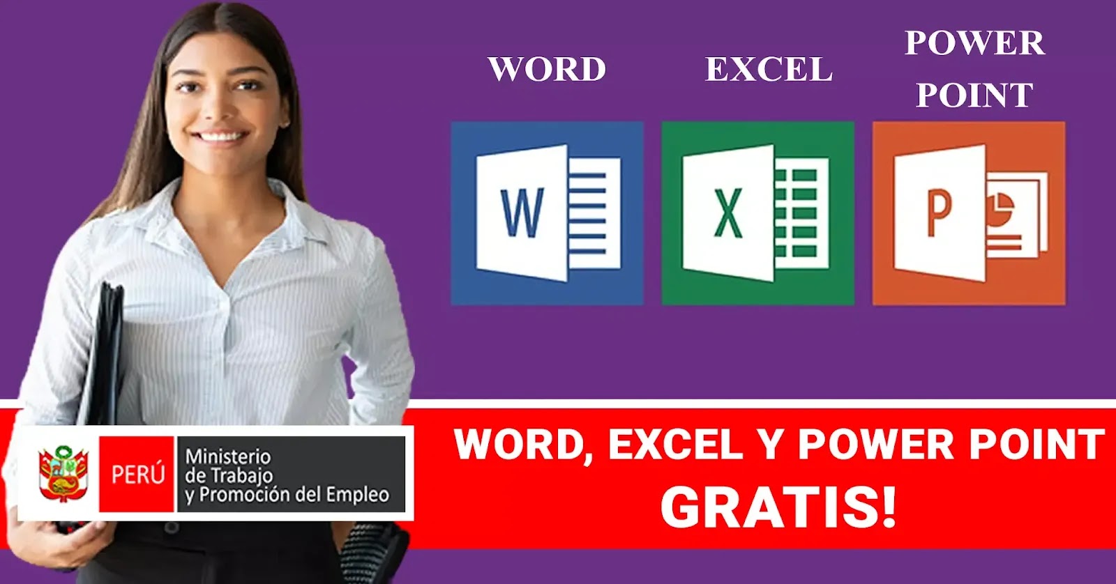 Curso Word Gratis Pdf MINISTERIO DE TRABAJO: Word, Excel, Power Point - Gratis