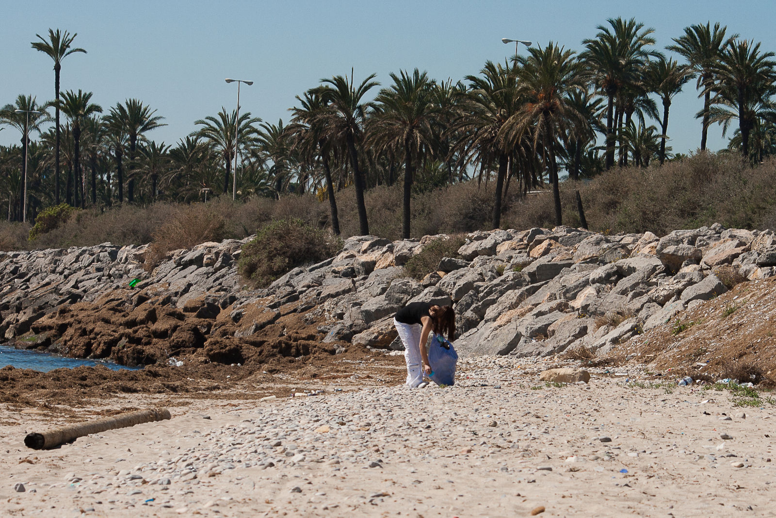 Día tras día Playa de San Gabriel Alicante
