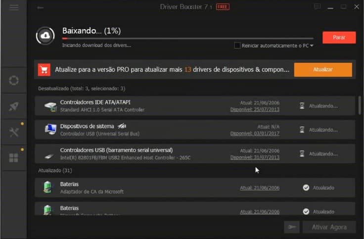 Driver Booster, instalar e atualizar drivers