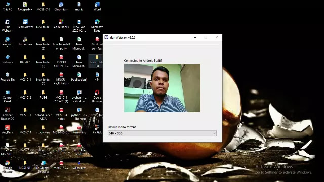 connect phone as webcam