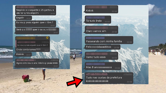 Roncador: Enquanto isso nas redes sociais, a comemoração... “Vamos a la playa”