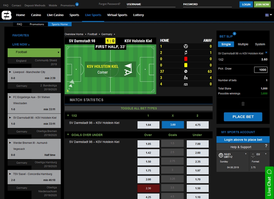 Exclusivebet Screenshot Exclusivebet Screen