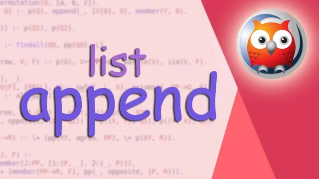 كيفية اضافة عنصر داخل list في لغة البرولوج - add value in list prolog code