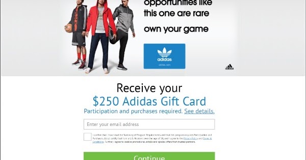 adidas cyber monday 250 gift card