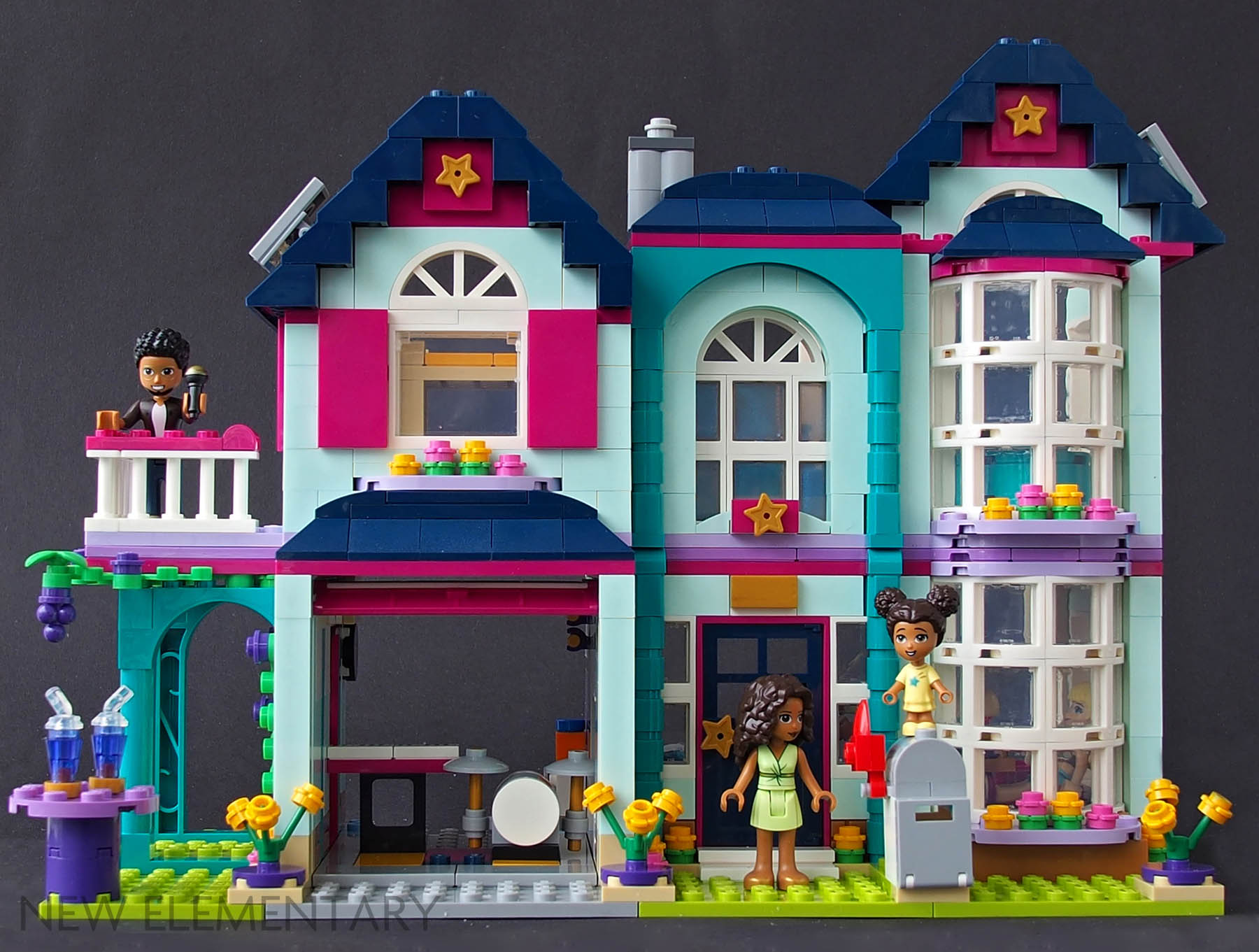 LEGO® Friends review + MOC: 41449 Andrea's Family House | New Elementary: LEGO® parts, and techniques