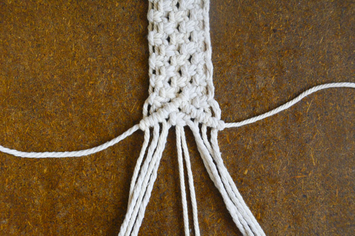 macramé yoga mat starp