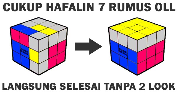 Langsung Dapat Oll Edge Oriented Kumpulan Rumus Vhls Rubik S Cube 3x3x3 Termudah