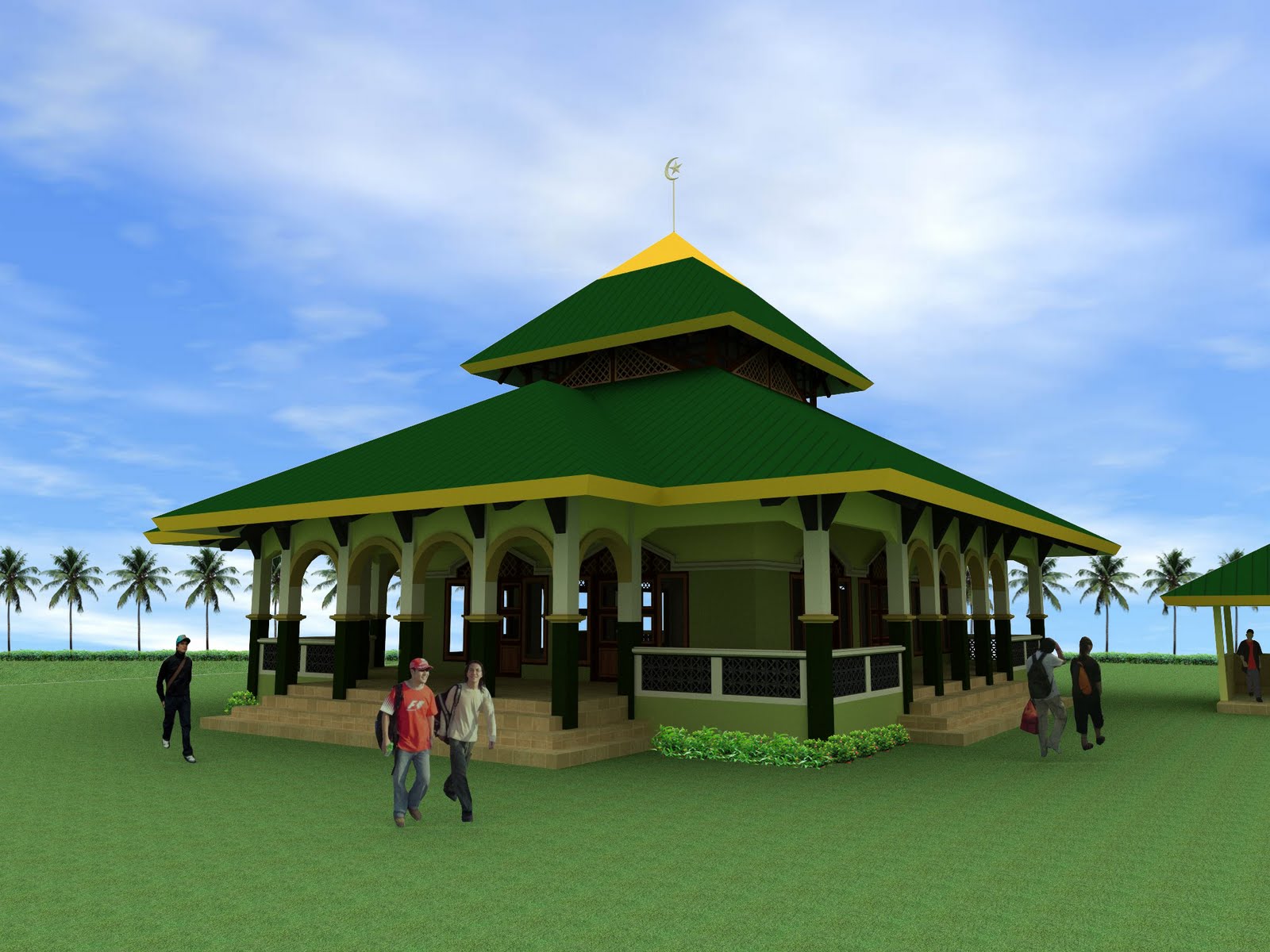 GAMBAR DESAIN MASJID MINIMALIS MODERN - Inspirasi Desain 