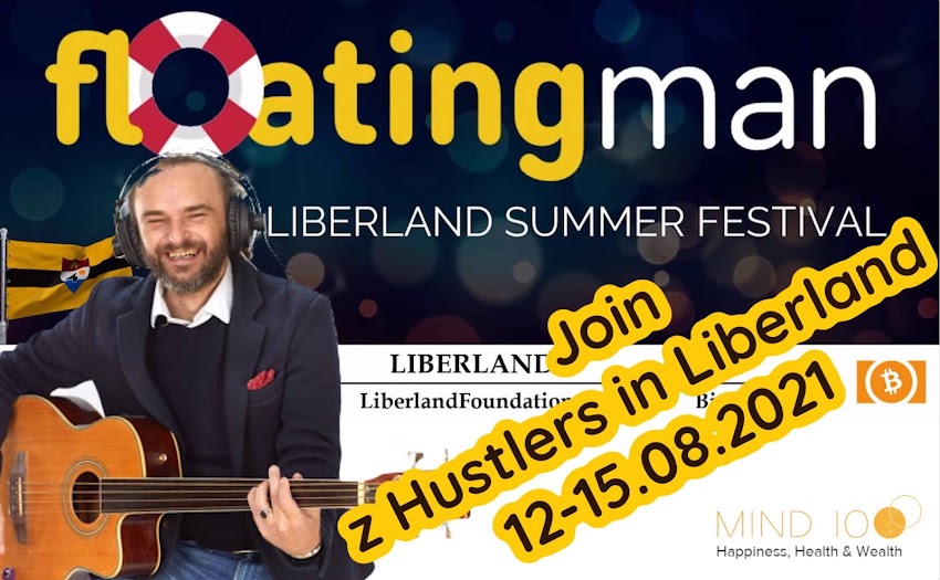 Founder of Satya Projects Martins Ate will perform with vedic reggae songs in Liberland's festival "Floating Man 2021"