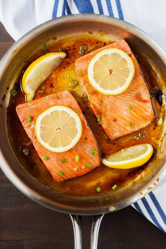 Baked brown butter honey salmon - Simple Delicious Desserts