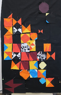 Luna Lovequilts - Improv' class - Véronique's project