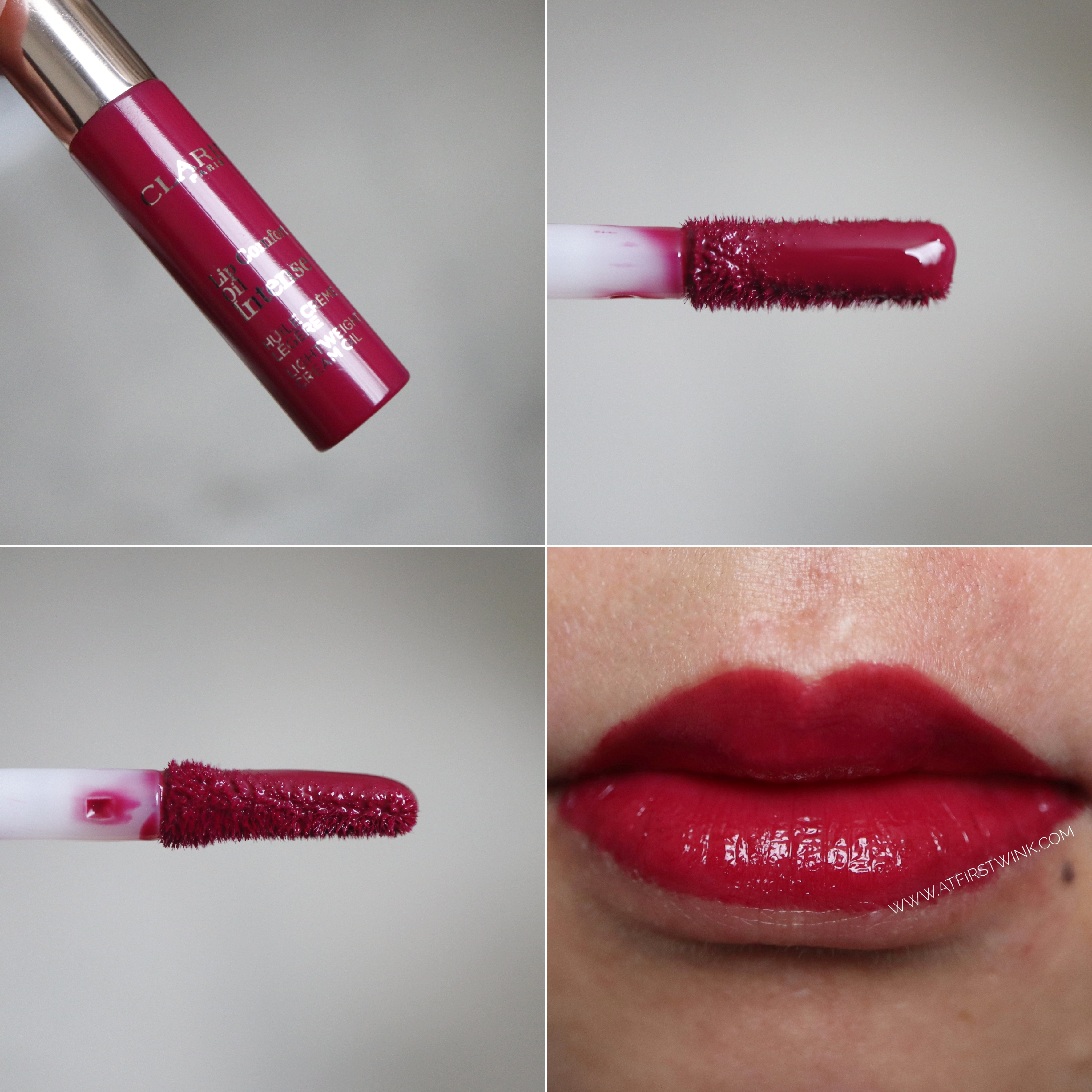 læbe Svag paraply Review: Clarins lip comfort oil - honey, red berry, and intense pink
