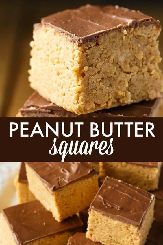 Peanut Butter Squares healthy meals recipe