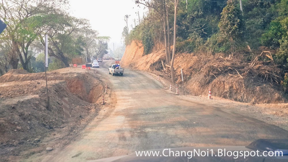 Route 101 in Nan - North Thailand