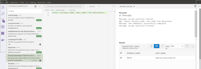 Oracle Developer Tools for Visual Studio Code ~ Dirk Nachbar: This Blog ...