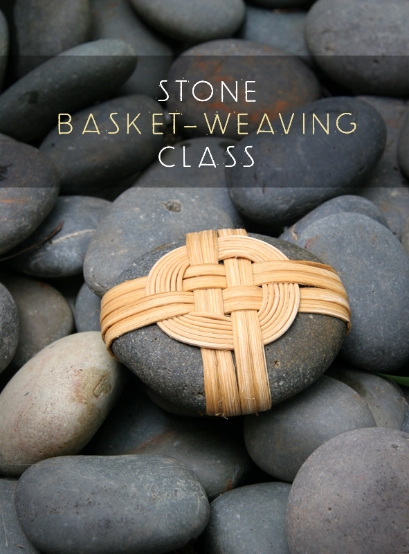 Nessy Designs Stone Basket Weaving Class