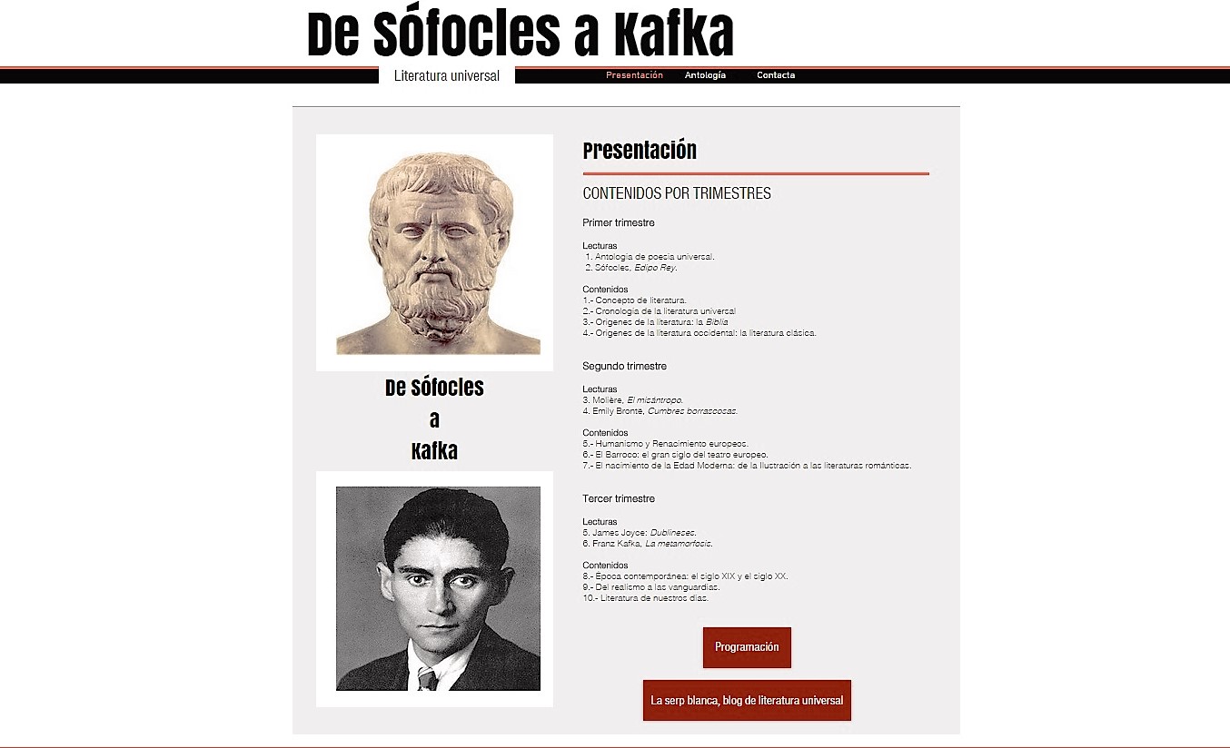 De Sófocles a Kafka